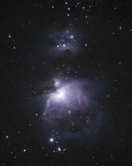 Star field against sky at night
