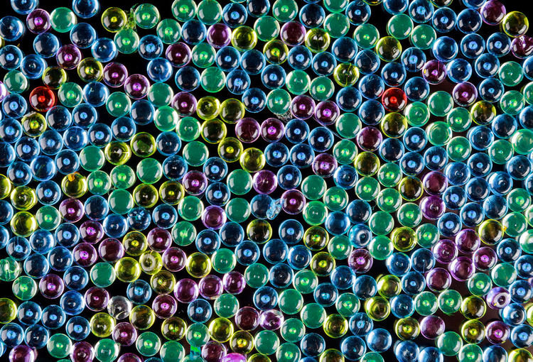 Full frame shot of multi colored beads
