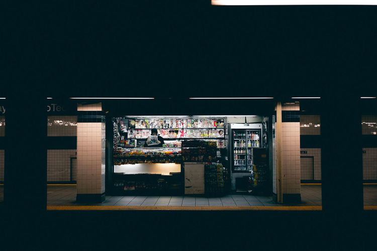 View of building at night