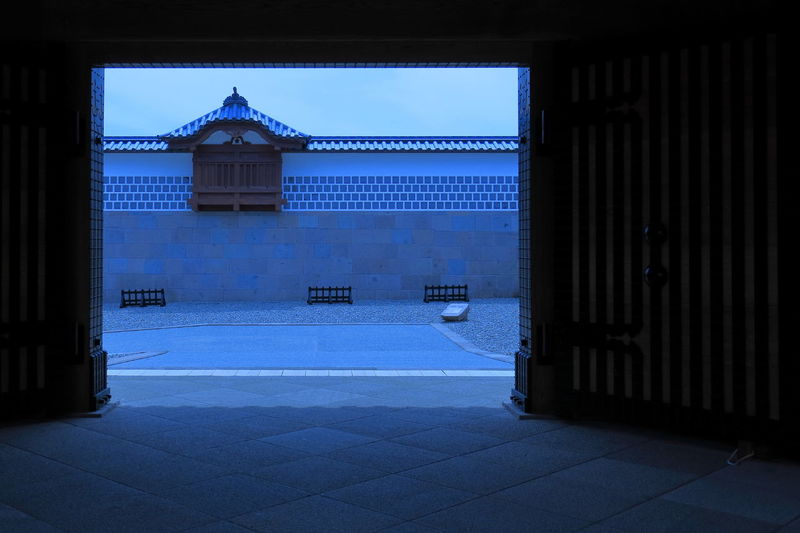 Open entrance of kanazawa castle