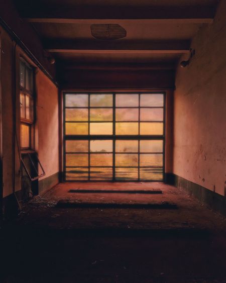 Interior of abandoned house