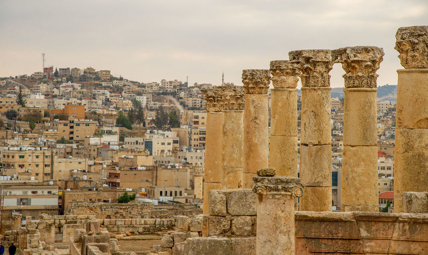 Old ruins against sky