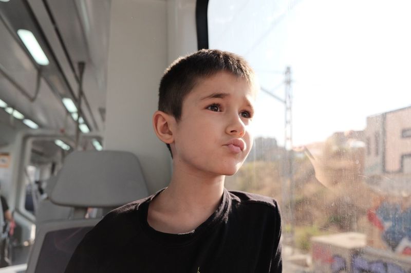 Close-up of boy