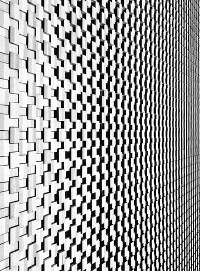 Full frame shot of patterned metal