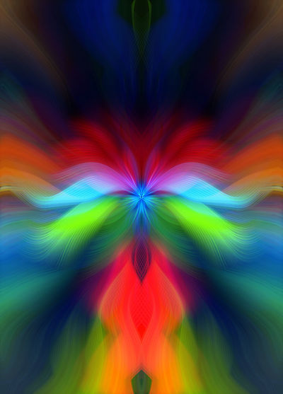 Full frame shot of multi colored light painting