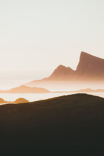 SCENIC VIEW OF LAND AGAINST CLEAR SKY