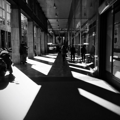 View of corridor of building