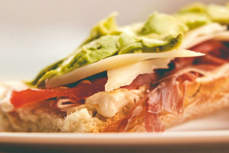 Close-up of food in plate