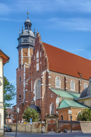 Corpus christi basilica located in the kazimierz district of krakow, poland