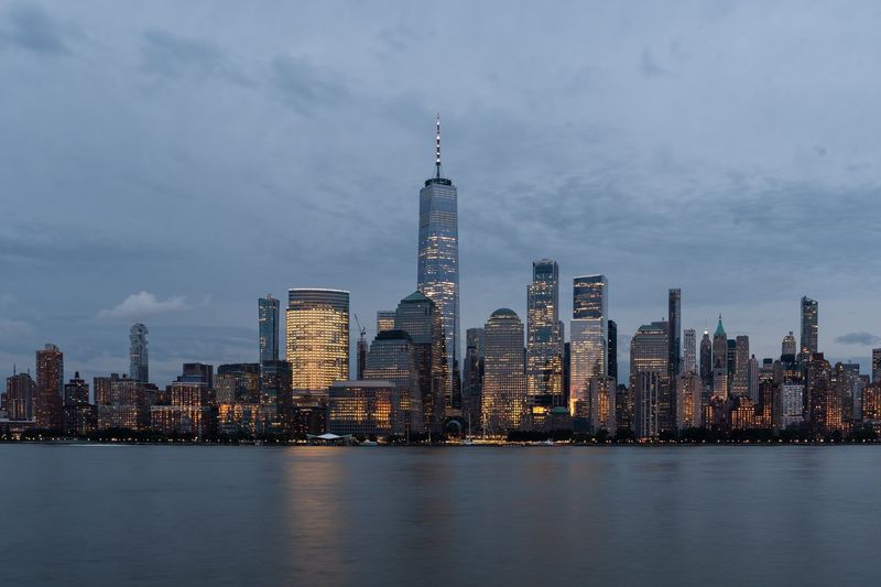 New york city skyline with freedom tower