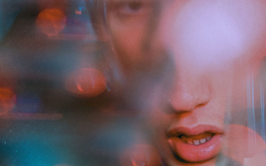 One Person One Man Only Human Body Part People Adults Only Adult Multi Colored Only Men Men Close-up Human Face Real People Outdoors Day Beautiful People The Week On EyeEm Futuristic Portrait Adults Only Studio Shot Headshot Human Eye Human Lips Illuminated Bokeh The Week on EyeEm Editor's Picks EyeEm Ready This Is Masculinity This Is Queer Visual Creativity