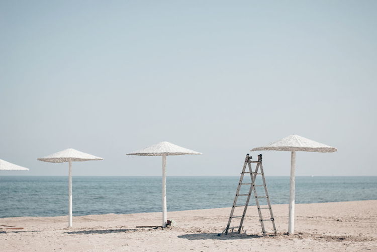 Sunshades at beach