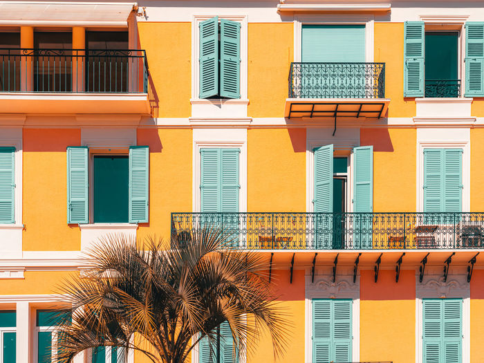 Charming architecture of cannes city in france