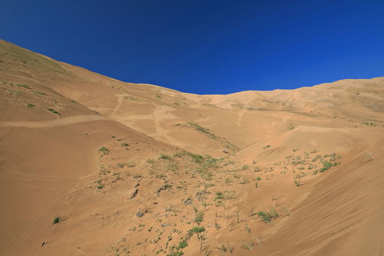 1192 leeward side-lake nuoertu's w.megadune-e.facing slope- badain jaran desert-inner mongolia-china