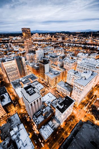 Aerial view of cityscape