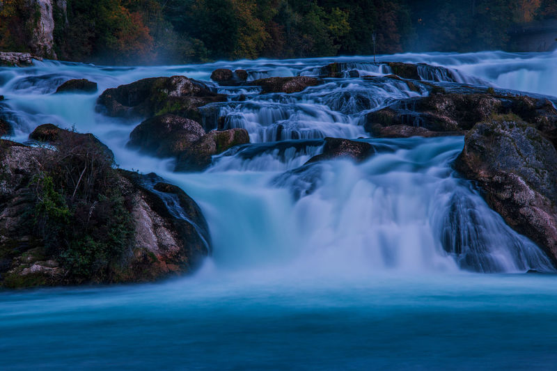 Panoramic view of the rhine falls, switzerland