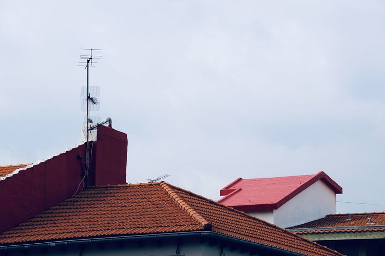 Television antenna on the roof