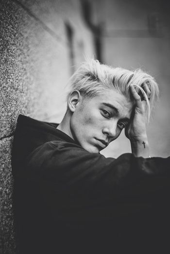 Take a break Lifestyles Young Adult One Person Leisure Activity Real People Indoors Front View Day Close-up Model Boy Man Blackandwhite The Week On EyeEm EyeEmNewHere Fresh On Market 2017