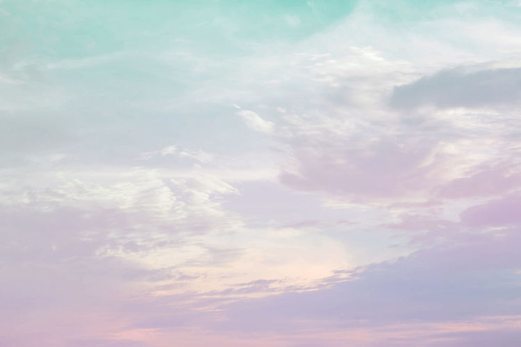 Low angle view of clouds in sky