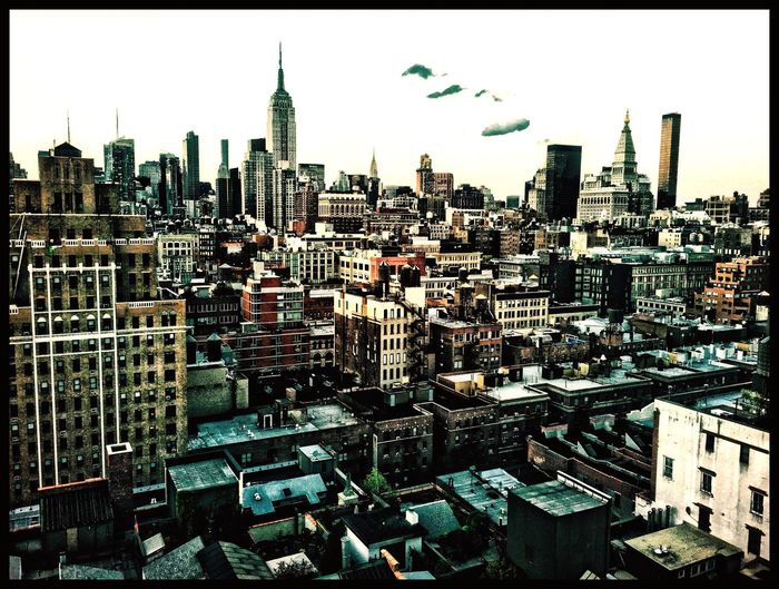 Skyscrapers in city