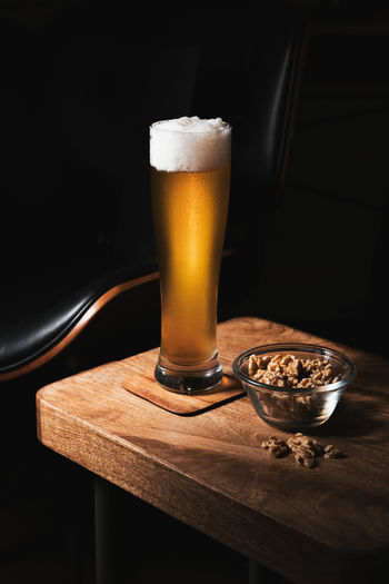 Close-up of drink on table