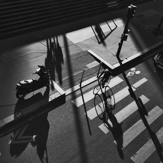 Shadows on street