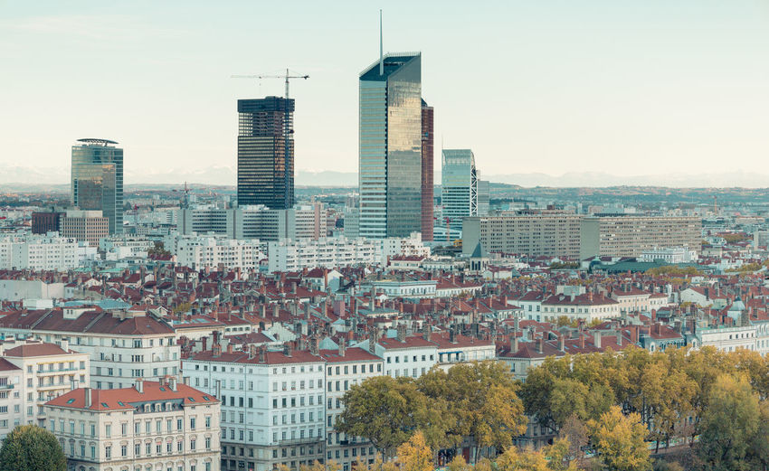 Buildings in city