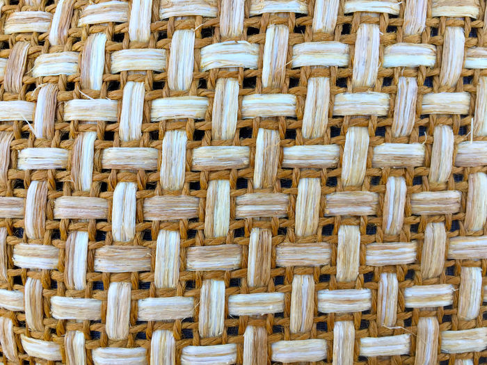 Full frame shot of wicker pattern