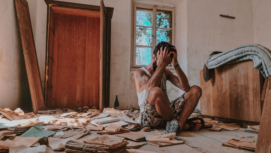 Madness in abandoned house