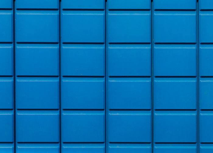 Full frame shot of blue pattern