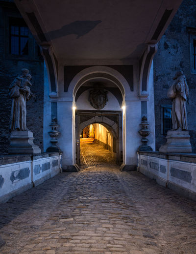 Interior of historic building