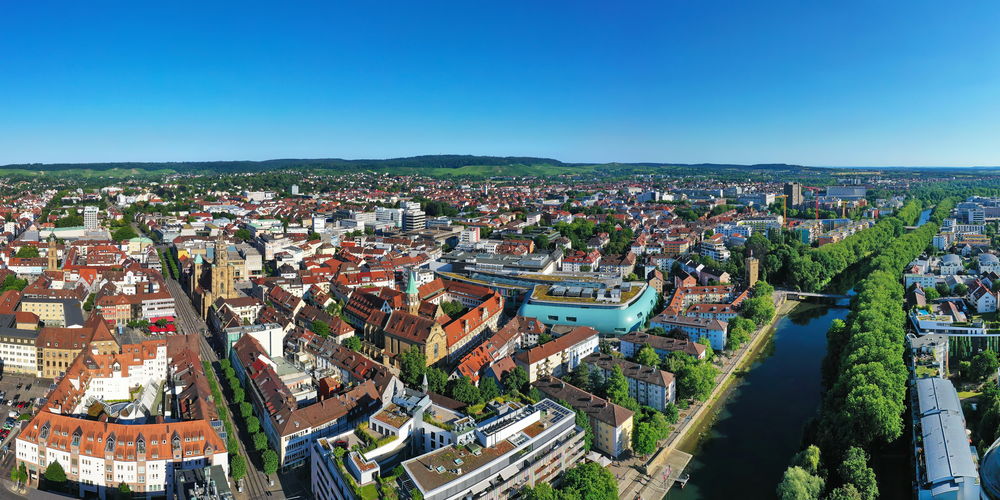 Luftbild von heilbronn is a sight of the city of heilbronn