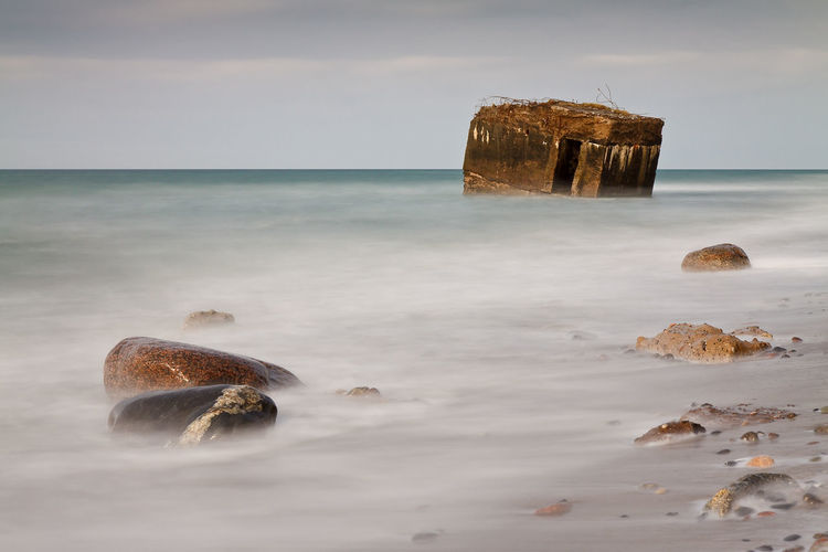 View of calm sea against the sky