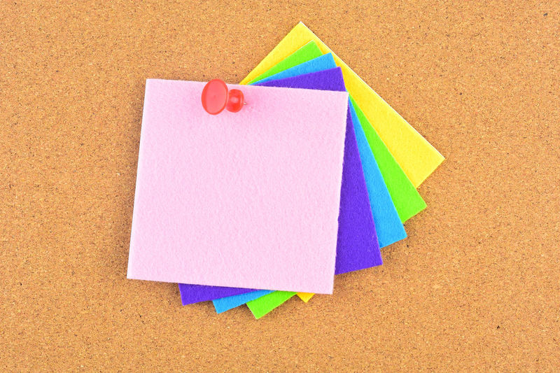 Close-up of multi colored paper