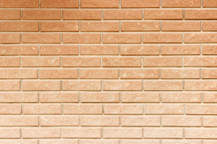 Seamless red bricks wall pattern. orange brick texture