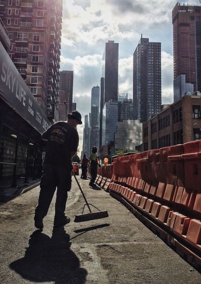 City street in city