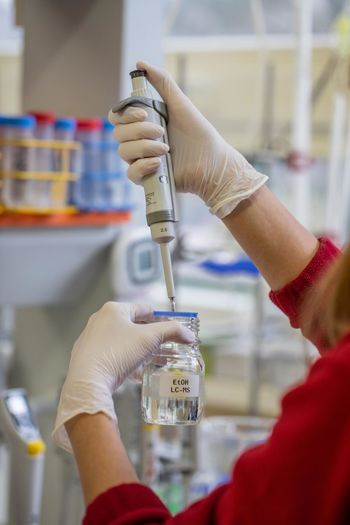 In a laboratory