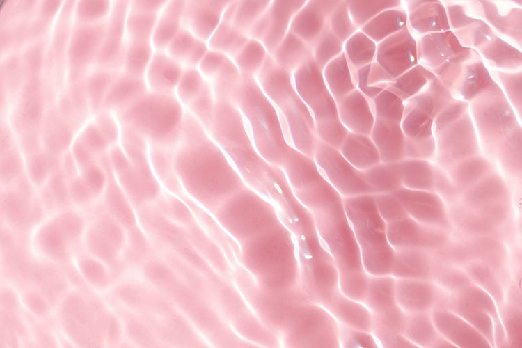 Full frame shot of pink sea