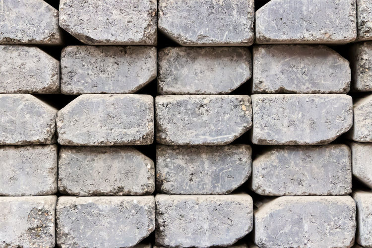 Full frame shot of concrete bricks 