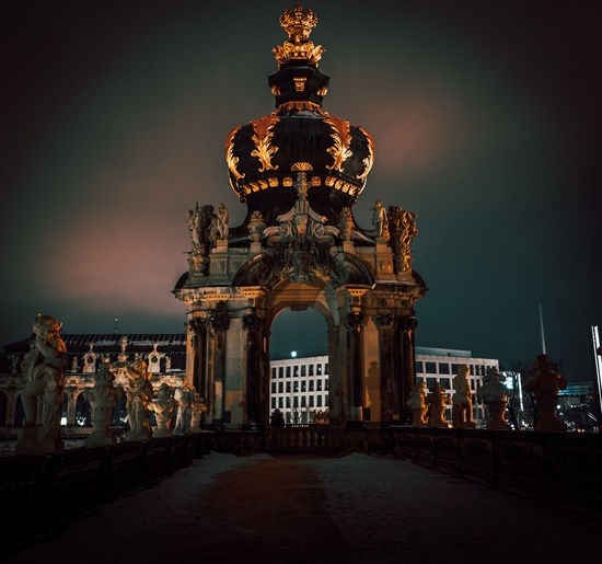 Dresdner zwinger at night