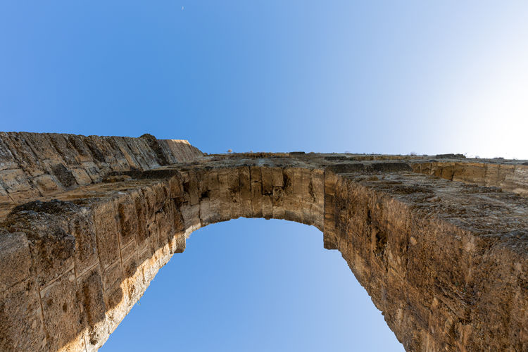 Details from ruins of old roman aqueduct