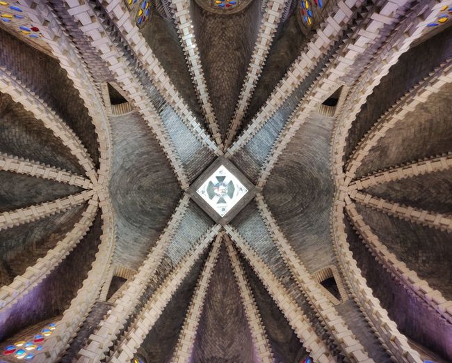 Architectural detail of santuari de la mare de deu de montserrat at montferri, catalonia