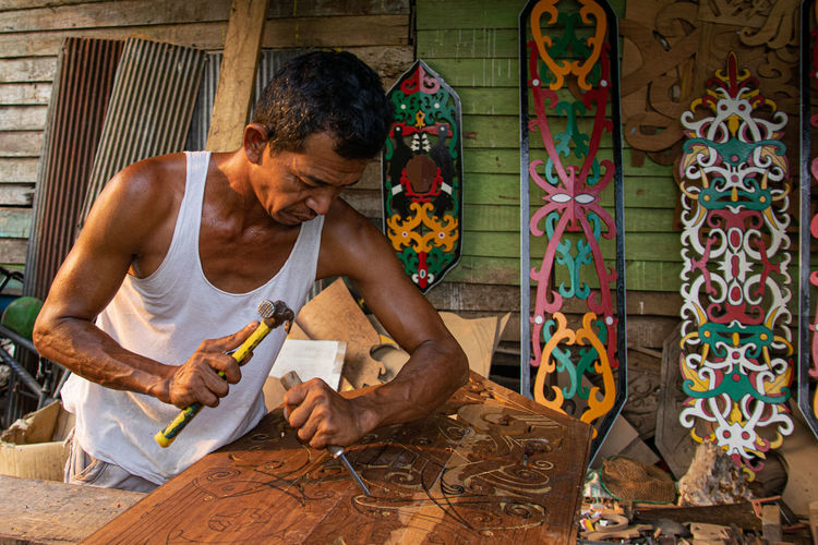 Dayak artist