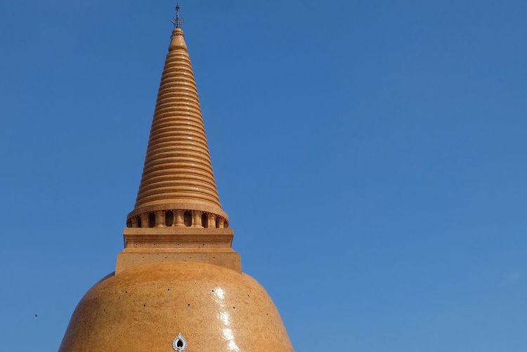 Spire against sky