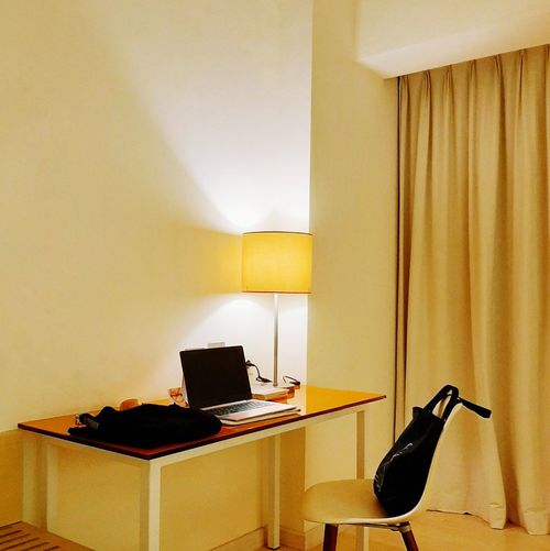 Table and chairs at home