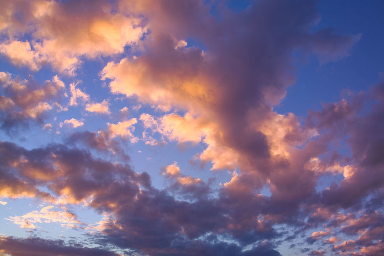 Low angle view of cloudy sky