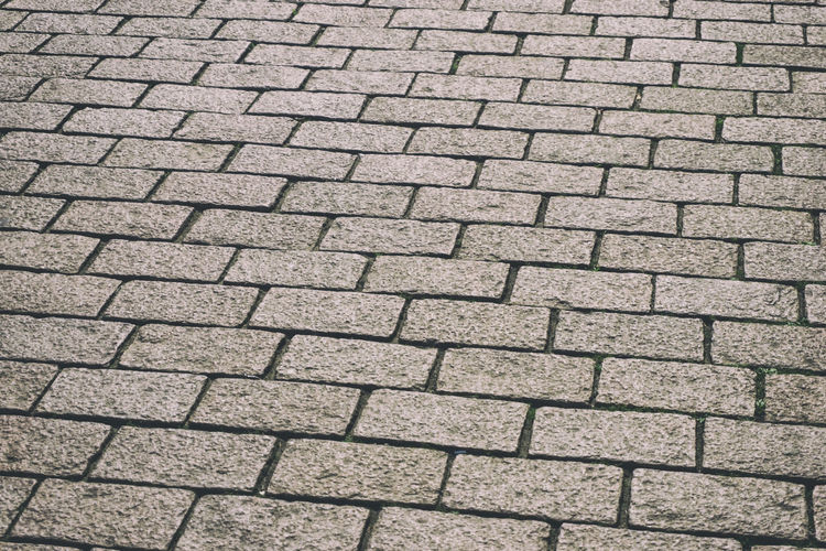 Full frame shot of paving stone