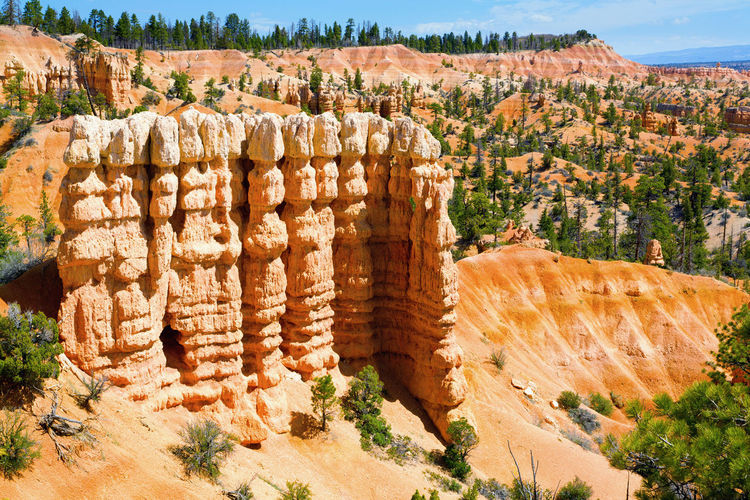 View of rock formation