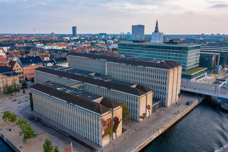 Beautiful canals of copenhagen, the capital of denmark.