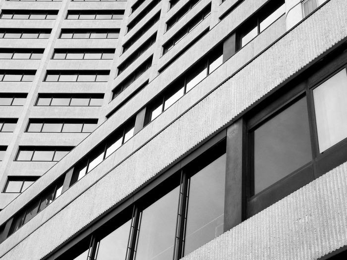 Low angle view of office building